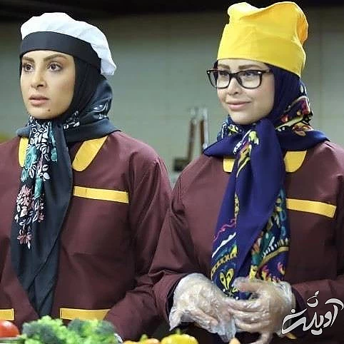 یاسمینا باهر و حدیث تهرانی در آقا و خانم سنگی یاسمینا باهر و حدیث تهرانی